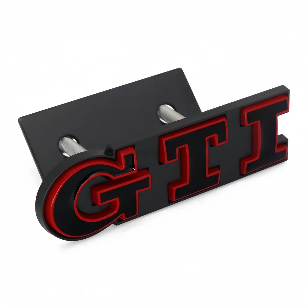 3D Metal Car Grille Sticker GTI Emblem For Volkswagen Golf 5 Polo Golf 7 5 6 Mk6 7 R 7 Gtd Mk7 Mk4 Mk5 GTI Car Stickers