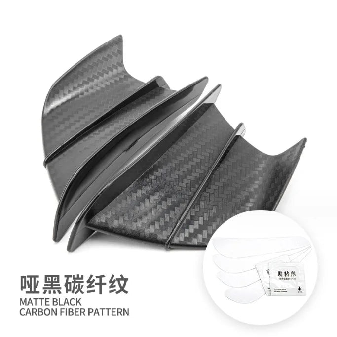 Motorcycle Universal Carbon Fiber Wing Let Guard Winglet Air Deflector For DUCATI For YAMAHA For Honda For Suzuki For Kawasaki