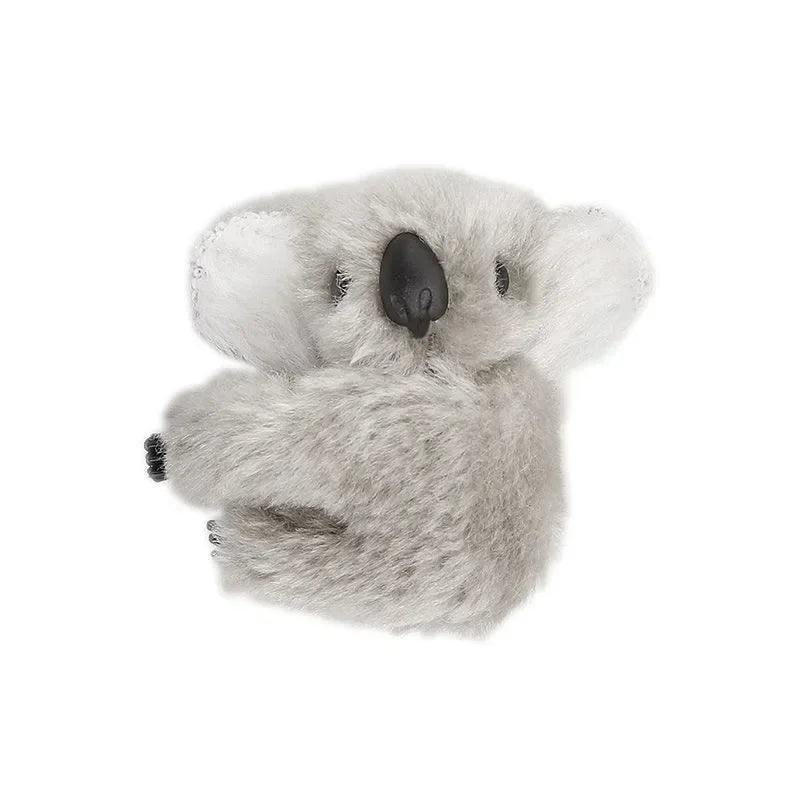 Plush Koala Car Decor - Clip-on Mirror/Visor/Screen Hanger for Auto Interior, Soft Stuffed Animal Accessory