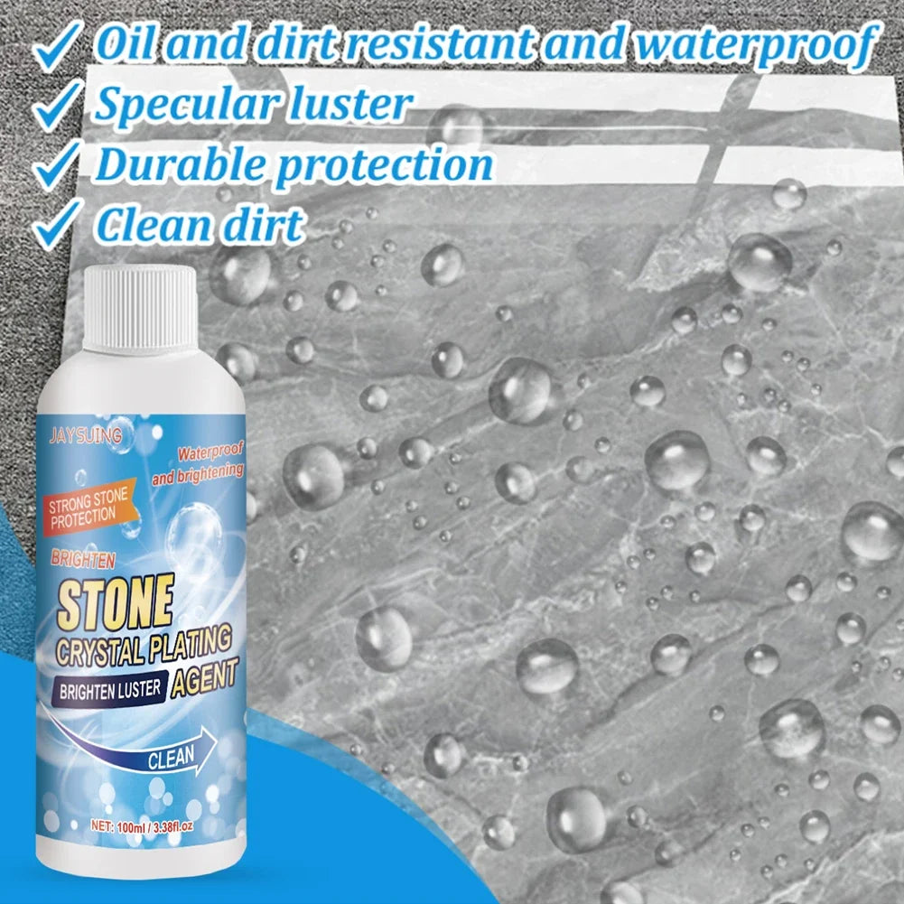 Stone Crystal Plating Agent Stone Crystal Plating Brighten Luster Agent Stone Stain Remover Cleaner Marble Crystal Plating Agent