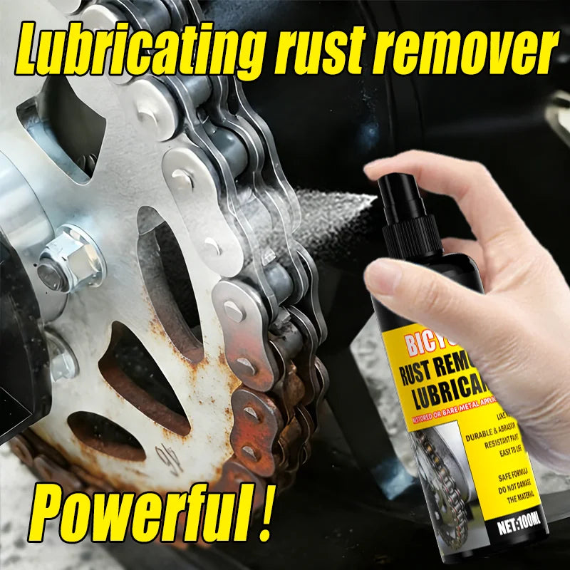 LJM 100Ml Bicycle Rust Removal Lubricant Multi-Purpose Chain Lubricant For Bike Chain Gear Metal Anti-Rust Maintenance Spray