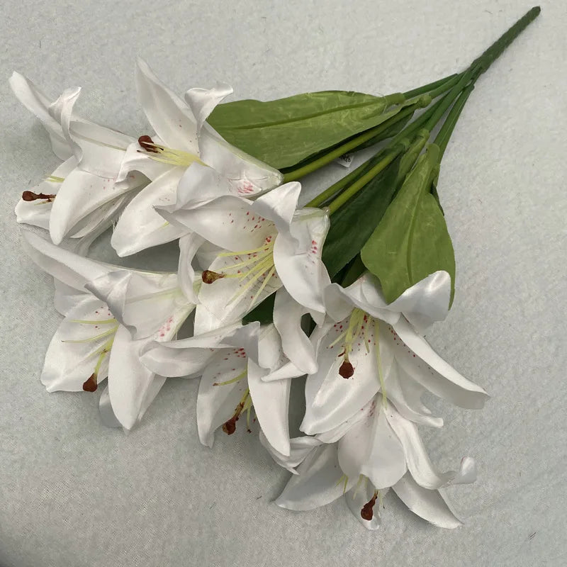 Silk Lily Bouquet Decor