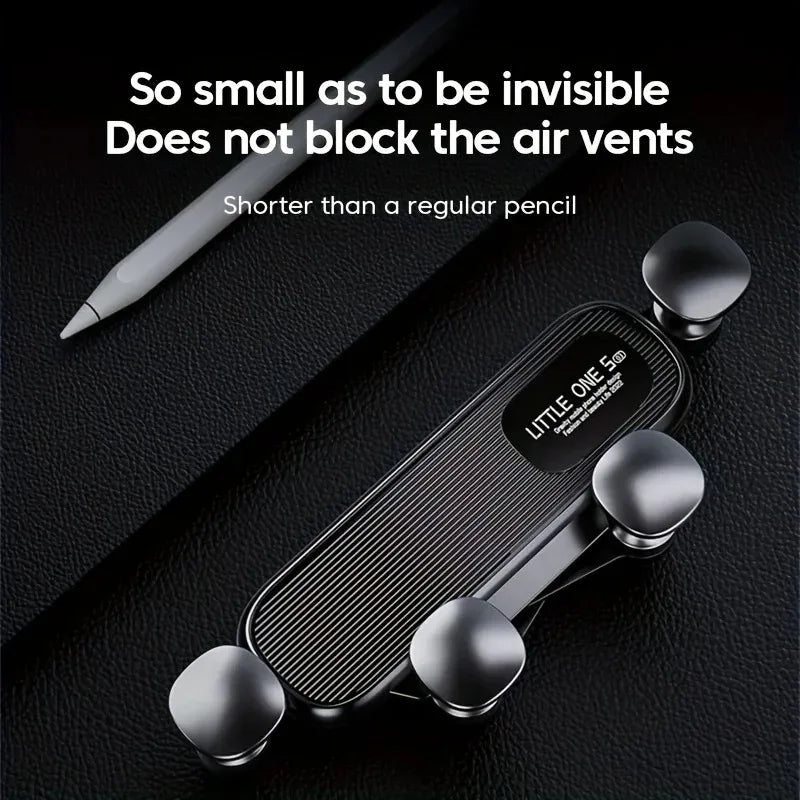 New Gravity Car Phone Holder - Strong Air Vent Clip Mount Adjustable Mobile Cell Stand for Hands-Free Driving
