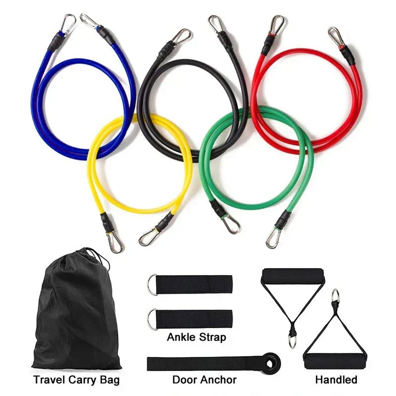 11PCS Resistance Bands Set
