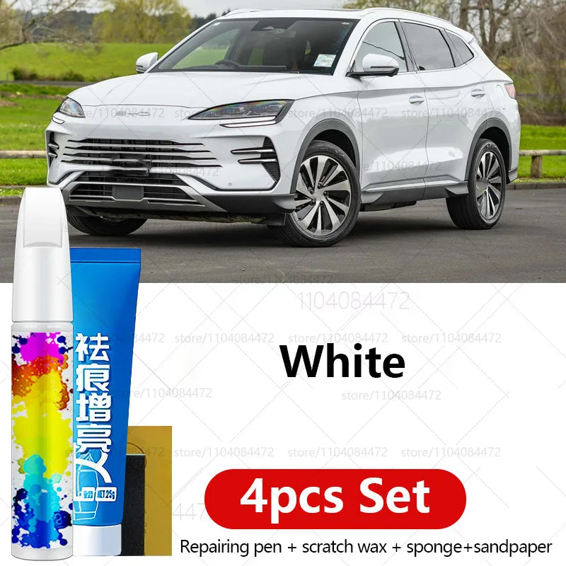Car Paint Repair Pen For 2023-2025 BYD Sealion 6 Paint Scratch Repair Accessories 4PCS Azure Blue Baltic Black White Stone Grey