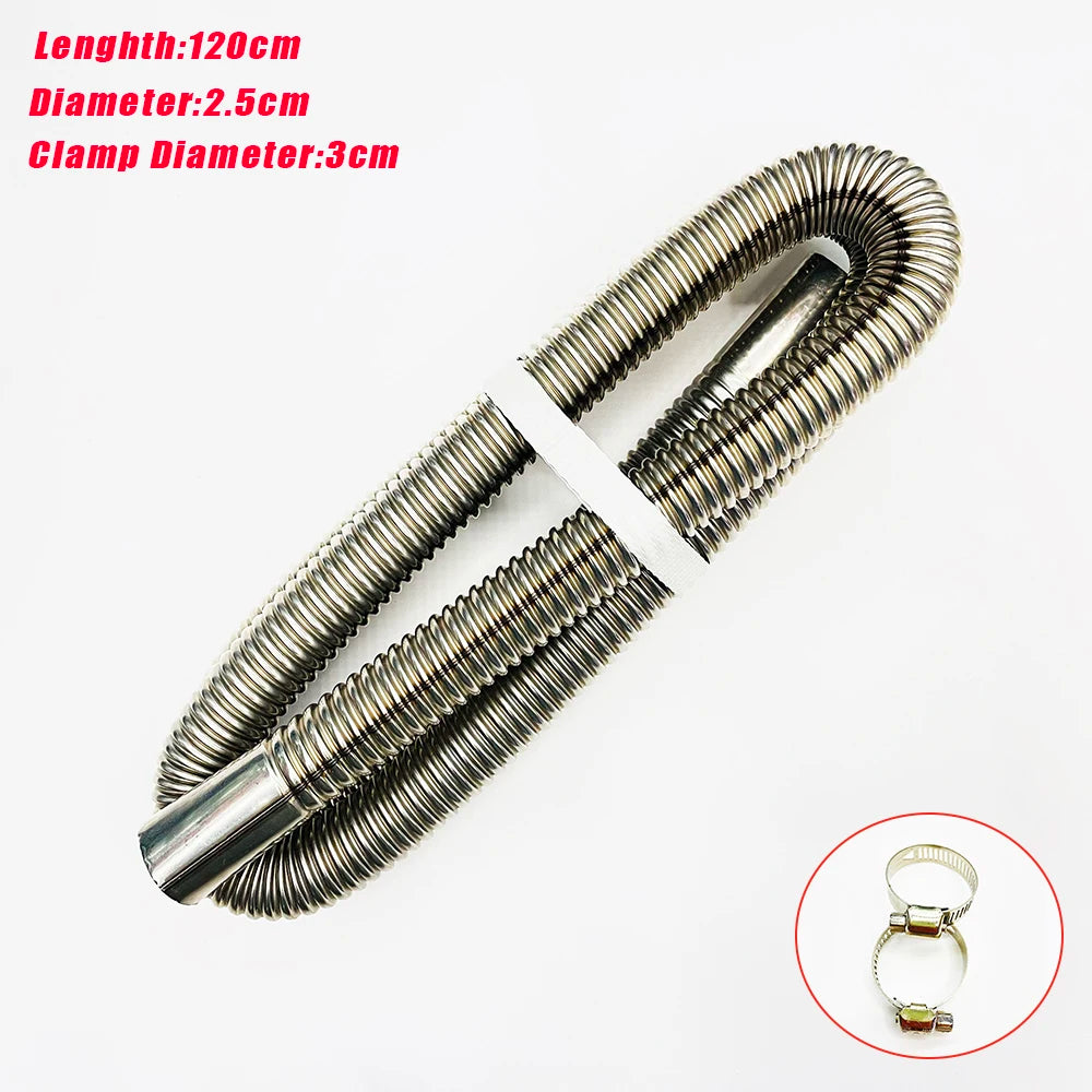 24mm Elbow Pipe Air Parking Heater Exhaust Tube Connector with Clip for Webasto Boats Heater Car Heating Parts