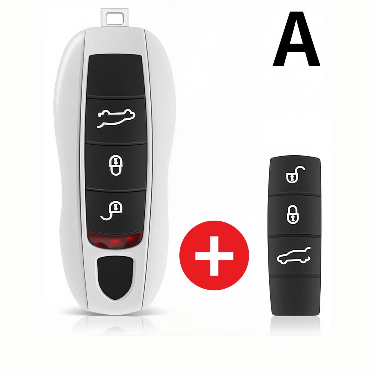 For Porsche Panamera Carrera Macan Boxster Cayman Cayenne Taycan 911 970 981 991 Car Smart Remote Key Case Fob Covers Set Shell