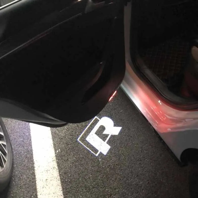 Hot Sale LED Car Door Logo Projector Light Accessories for VW R Golf 5 6 7 GTI GTD GTE CC Passat B6 B7 B8 B9 C6 C7 C8 Tiguan