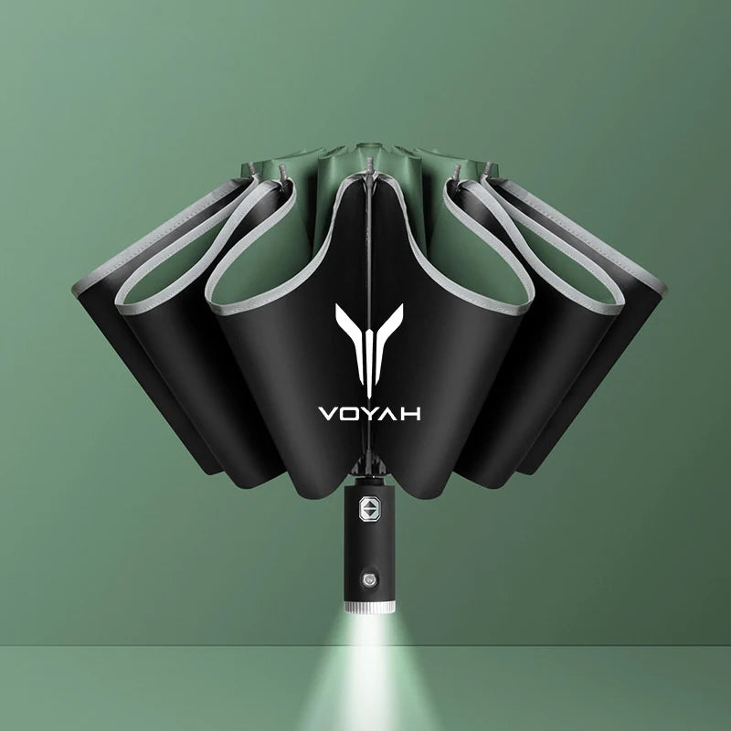For Dongfeng Voyah Free Dreamer Passion Zhuiguang H53 2022 2023 2024 Car Fully Automatic Folding Windproof Umbrella Accessories