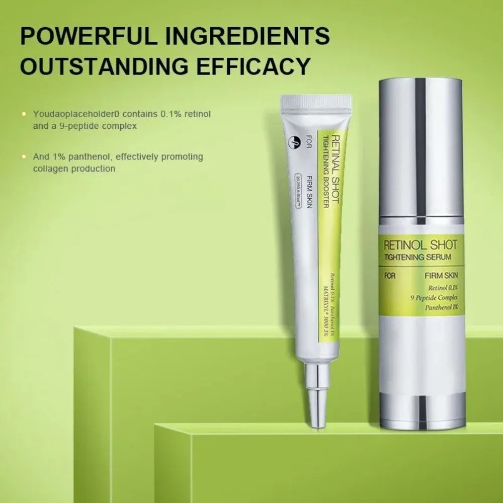 Retinol Shot Anti-Wrinkle Face Serum: Tightening Lifting, Fades Fine Lines, Shrinks Pores, Moisturizing Firming Skin Care 2025