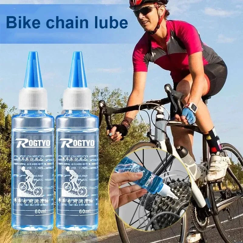 1/3/5PCS Bicycle Lube Chain Oil 60ML Dry Chain Lubricant Bike Gear Waxy Maintenance Oil Squirt MTB Road Bicycle Accessories