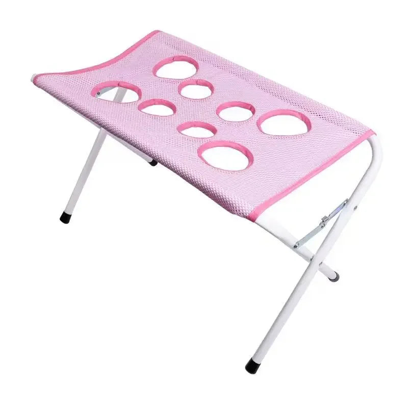 Pet Grooming Hammock Hanger Mesh Pet Bath Table Foldable Cat Dog Trimming Fixed Bracket Multi Functional Pet Grooming Supplies