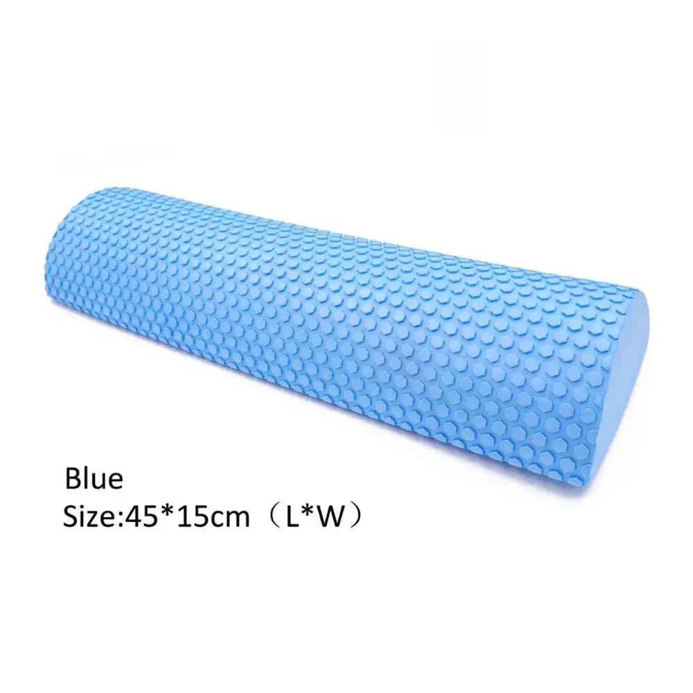 Half Round EVA Massage Foam Roller Yoga Pilates Fitness Equipment Balance Pad Yoga Blocks with Massage Floating Point 30-45cm
