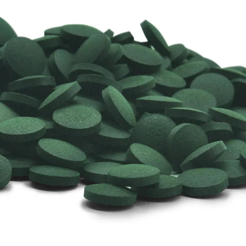 50-300Pcs High Purity Spirulina Tablets Spiral Seaweed Enrichment Favorite Pets Food Fish Crystal Red Shrimp Fish Food Aquarium