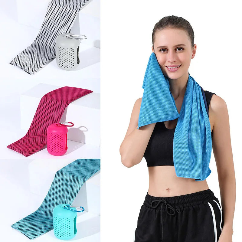 Cold Towel Super Cooling Gym Towel Woman Man Quick-dry Exercise Sports Swimming Microfiber Towel for Body for Kids KGYYMJ01