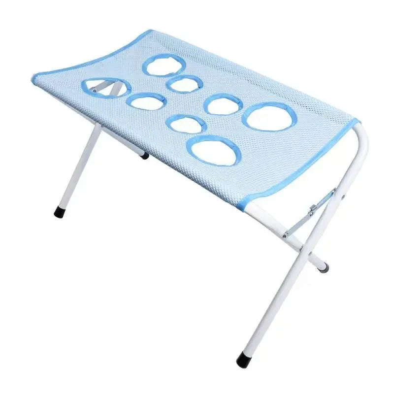 Pet Grooming Hammock Hanger Mesh Pet Bath Table Foldable Cat Dog Trimming Fixed Bracket Multi Functional Pet Grooming Supplies