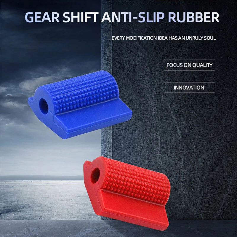 1/2X Motorcycle Shift Gear Lever Pedal Rubber Cover Gear Shift Pad Anti-Skid Protective Shifter Cover For Suzuki GSXR GSX-R 600