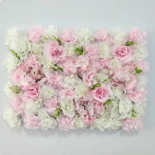 60X40cm Silk Rose Flower Wall Artificial Flowers DIY Wedding Wall Decor Photography Backdrops Hair Salon Background