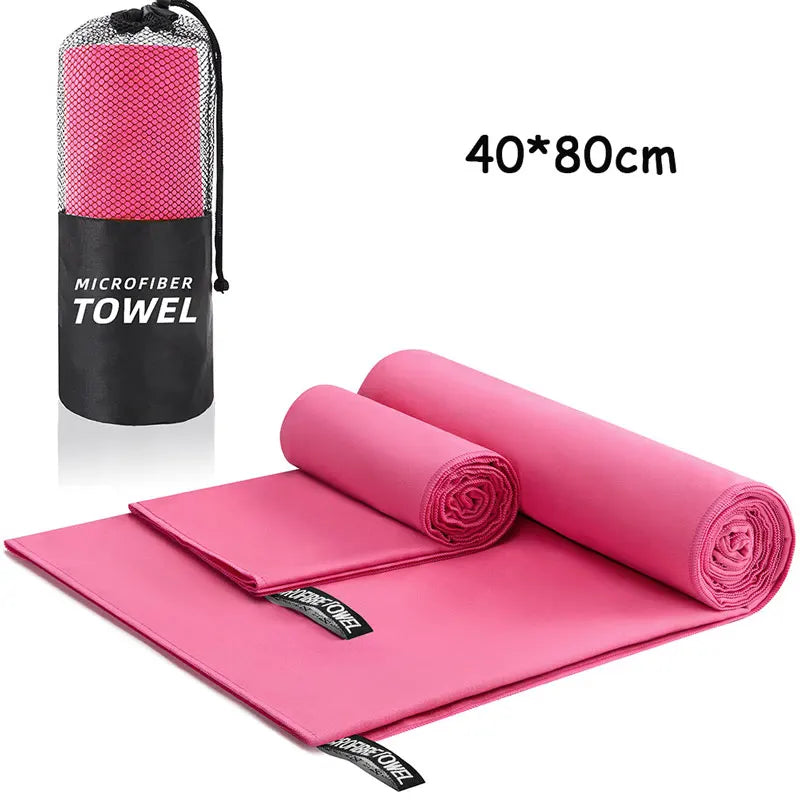 Quick-Drying Microfiber Absorb Sweat Sports Towel 40x80CM Swimming Gym Yoga Fitness Camping Running Beach Washcloth Towels
