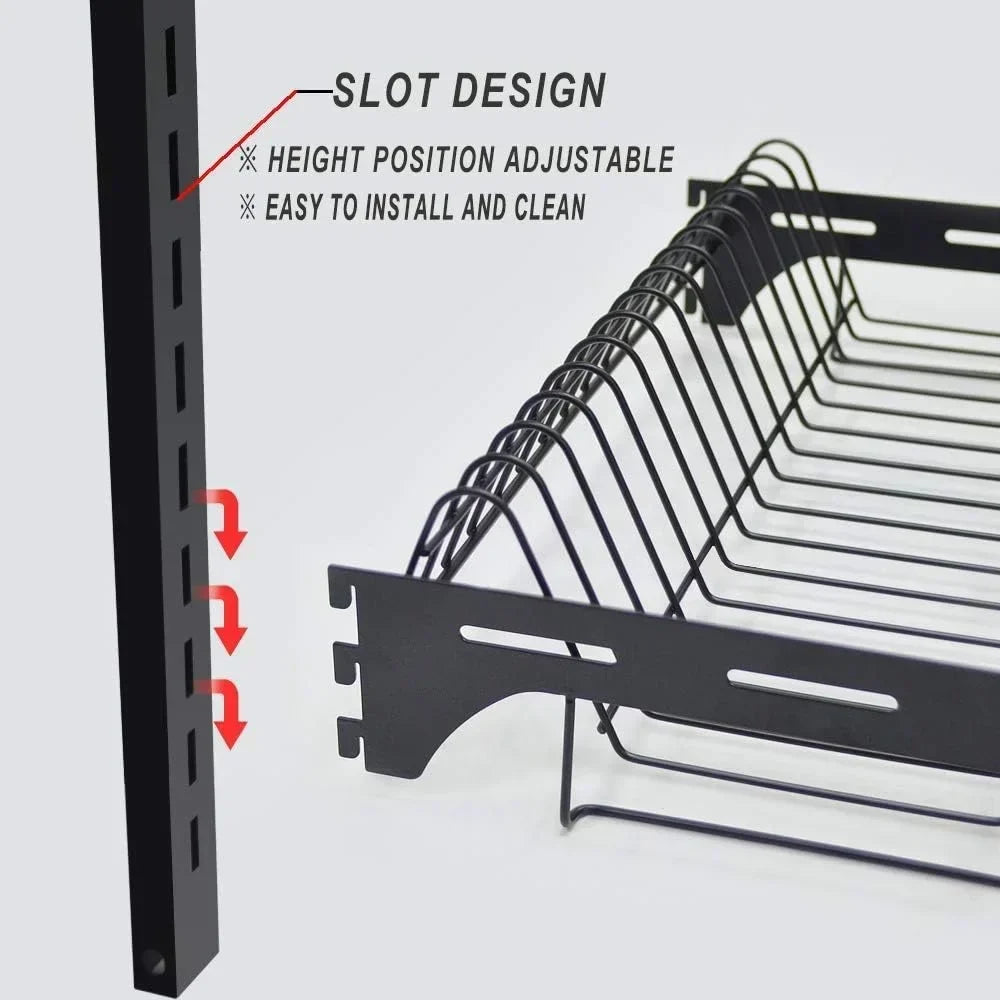 Wall Mount Dish Drying Rack