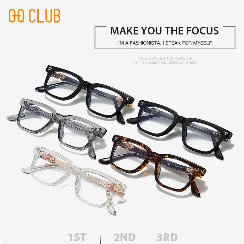 O-Q CLUB Plus Reading Glasses Men High Quality Lunettes De Lecture Men's Eyeglasses Blue Light Lenses to Read Women's Eyepieces
