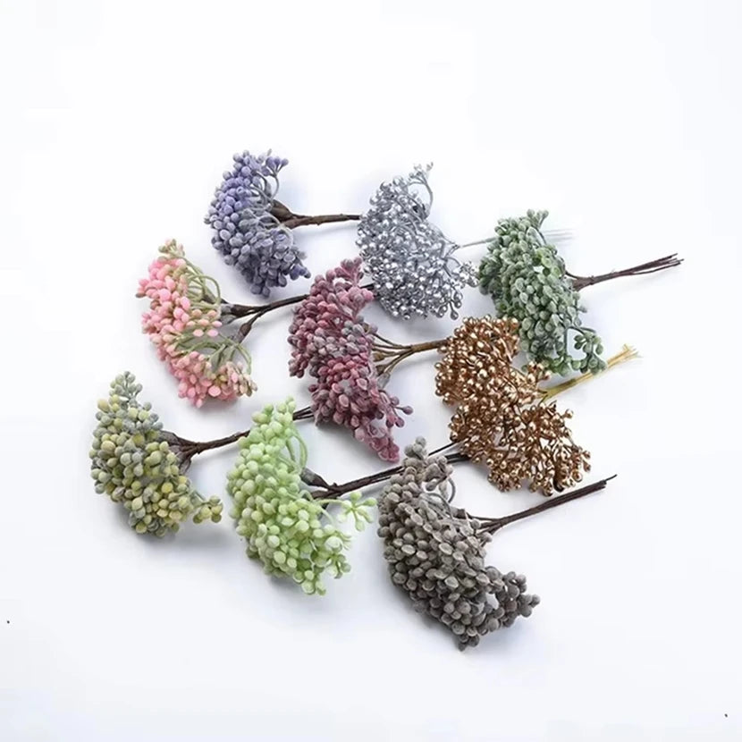 1/3pcs Artificial Flowers Fake Plants Home Room Table Decor Accessory Outdoor Yard Garden Products Wedding Bridal Bouquets Props