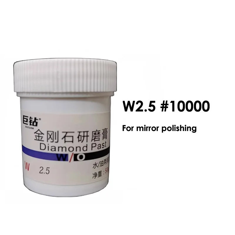 50g W0.18-60 Diamond Paste Compound Mold Die Mirror Polishing Lapping Syringes Micron Glass Jade Jewelry Metal Buffing Grinding
