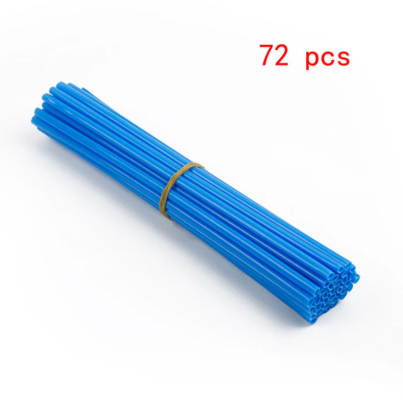 Universal Motorcycle 36/72Pcs Wheel Rim Spoke Wrap Kit Skins Protector Cover For SX SXF EXC TC TE KXF CRF YZF WR YZ RM Motocross