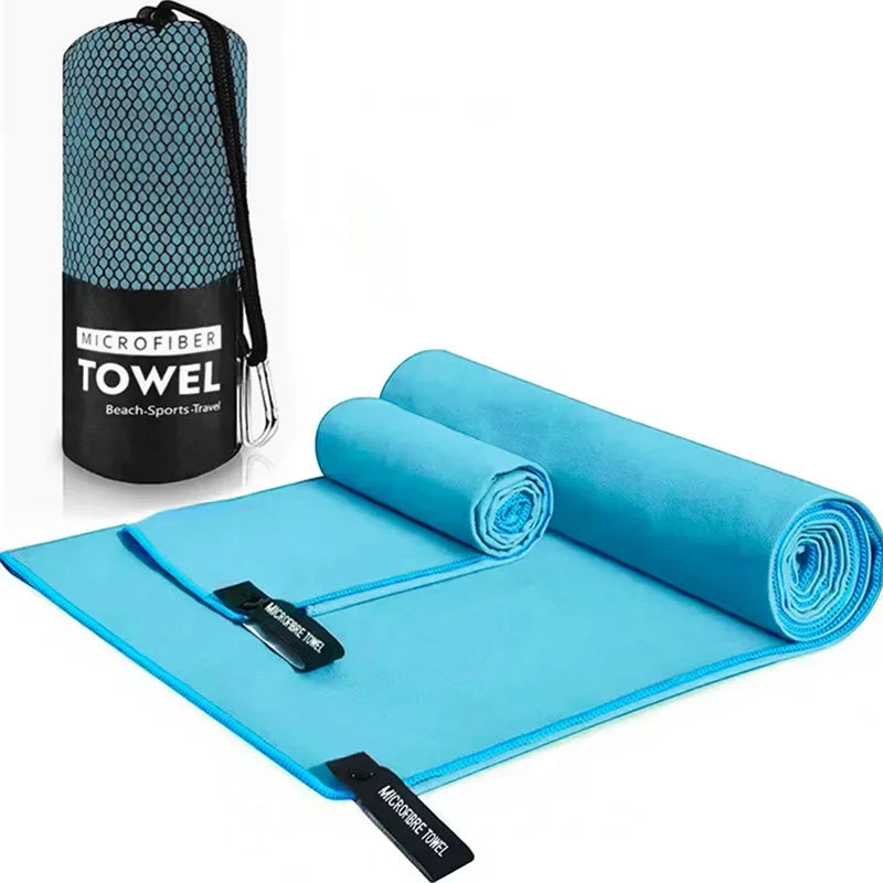 Quick-Drying Sports Towel 40x80/50x110cm Blue Grey Green Orange Swimming Gym Fitness Camping Running Beach Washcloth Towels