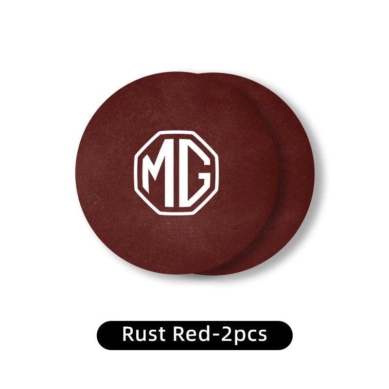 2PCS Car Coaster Cup Holder Anti-slip Accessories For MG Morris Garages 6 3 5 7 TF ZR ZS HS GS GT Hector RX5 RX8 350 550 Gundam