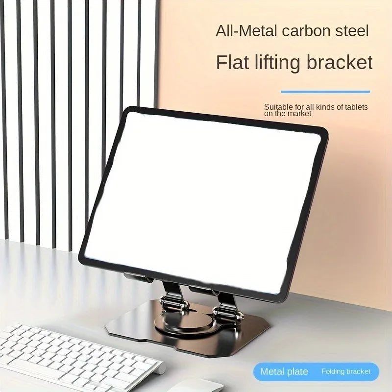 Adjustable Foldable 360° Rotatable Tablet Stand Compatible with 4.7-12 Inch iPad Pro/Air/Mini Laptop - Desktop Holder Stand