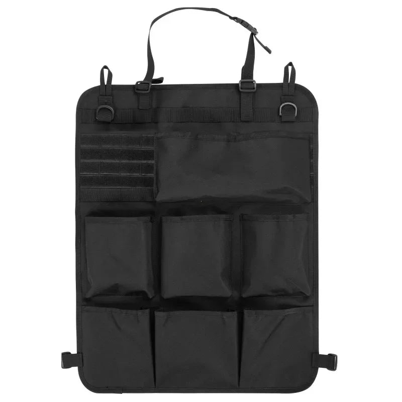 Seat Back Storage Bag Car Seat Storage Organizer Tactical Camo Hanging Bags Car Stowing Tidying Pocket Interior Accessories