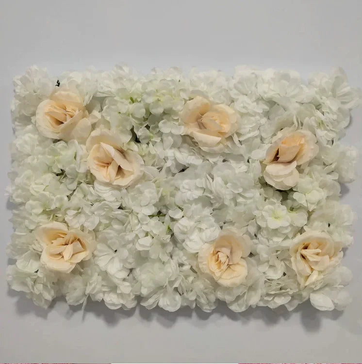 60X40cm Silk Rose Flower Wall Artificial Flowers DIY Wedding Wall Decor Photography Backdrops Hair Salon Background