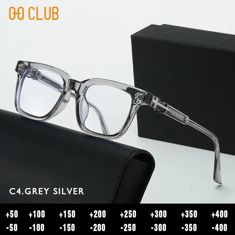 O-Q CLUB Plus Reading Glasses Men High Quality Lunettes De Lecture Men's Eyeglasses Blue Light Lenses to Read Women's Eyepieces