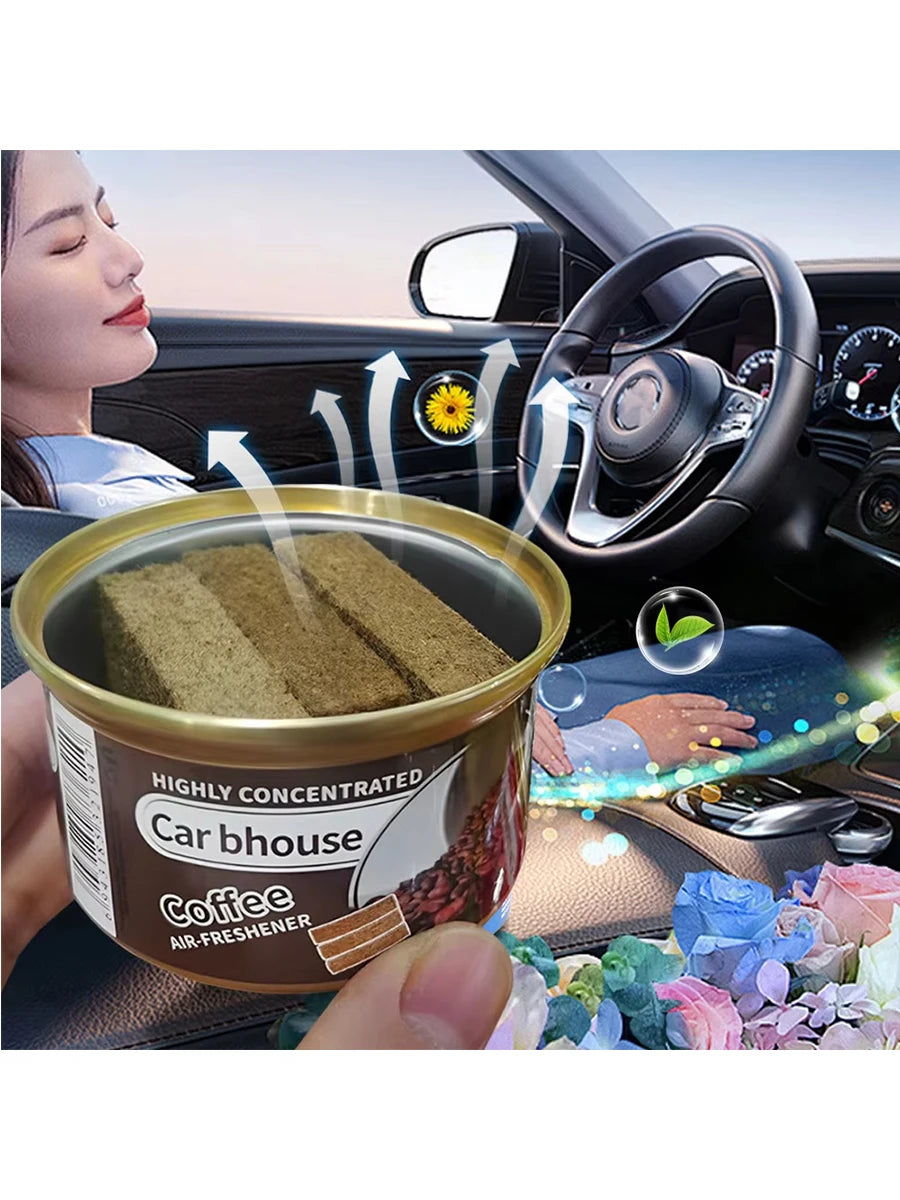High-end Car Aroma Diffuser, Small Wooden Fragrance Canister, Car Perfume, Car Balm, Car Ornament