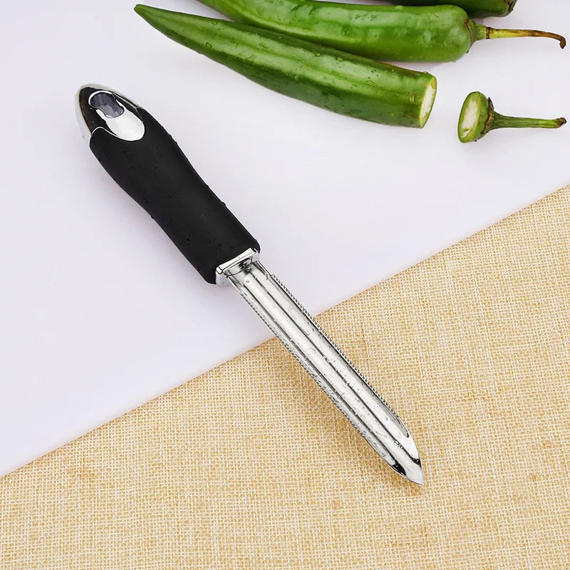 Chili Core Extractor Home Portable Stainless Steel Zucchini Courgette Cucumber Corers Special Kitchen Gadgets with Serrated Edge