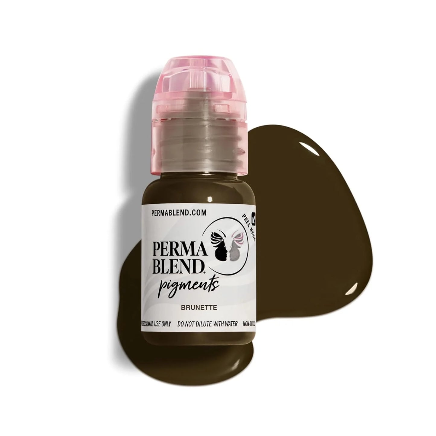 15ML Permanent Makeup Pigment Microblading Supplies for Eyebrow Tattoo Eyeliner Permanent Makeup Professional Tattoo Ink 0.5oz