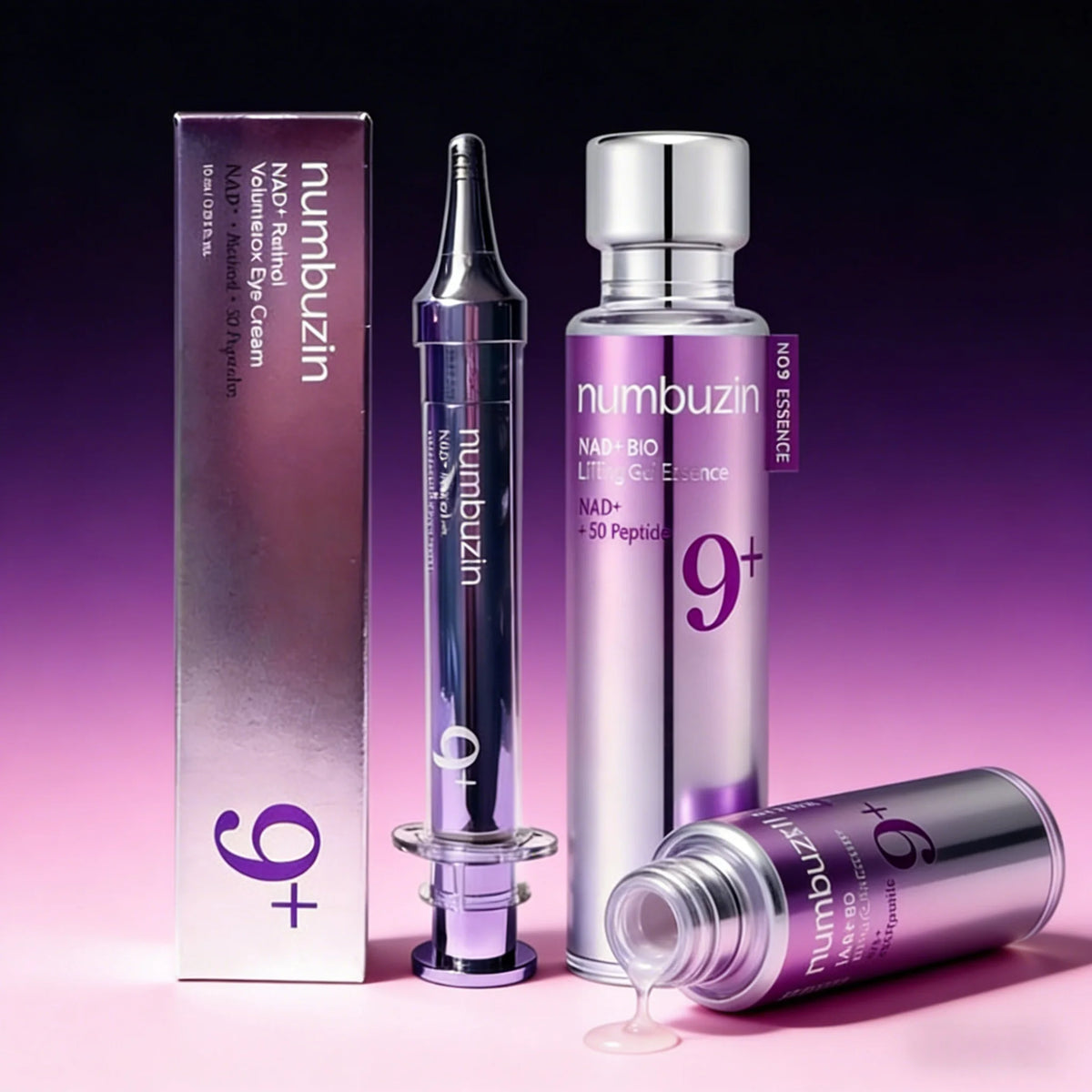 Numbuzin9+NAD+ Ultrasonic Serum Eye Cream Deep Nourish Hydrate Firm Fade Lines Anti Aging Eye Care Dark Circles