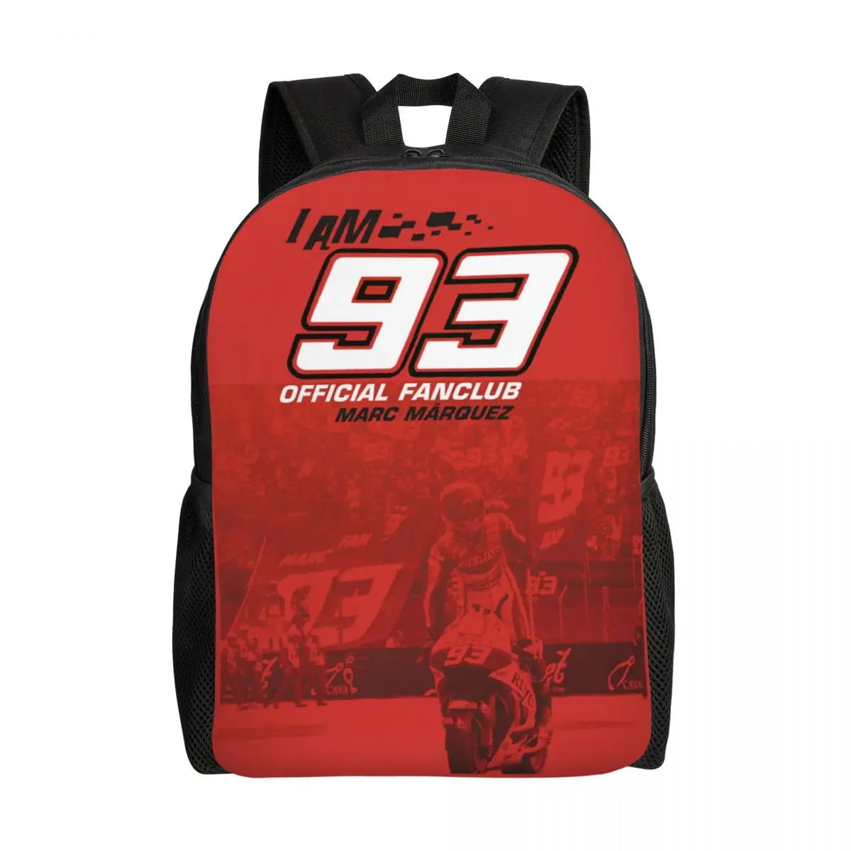 Motorcycle Marquez School Travel Backpack