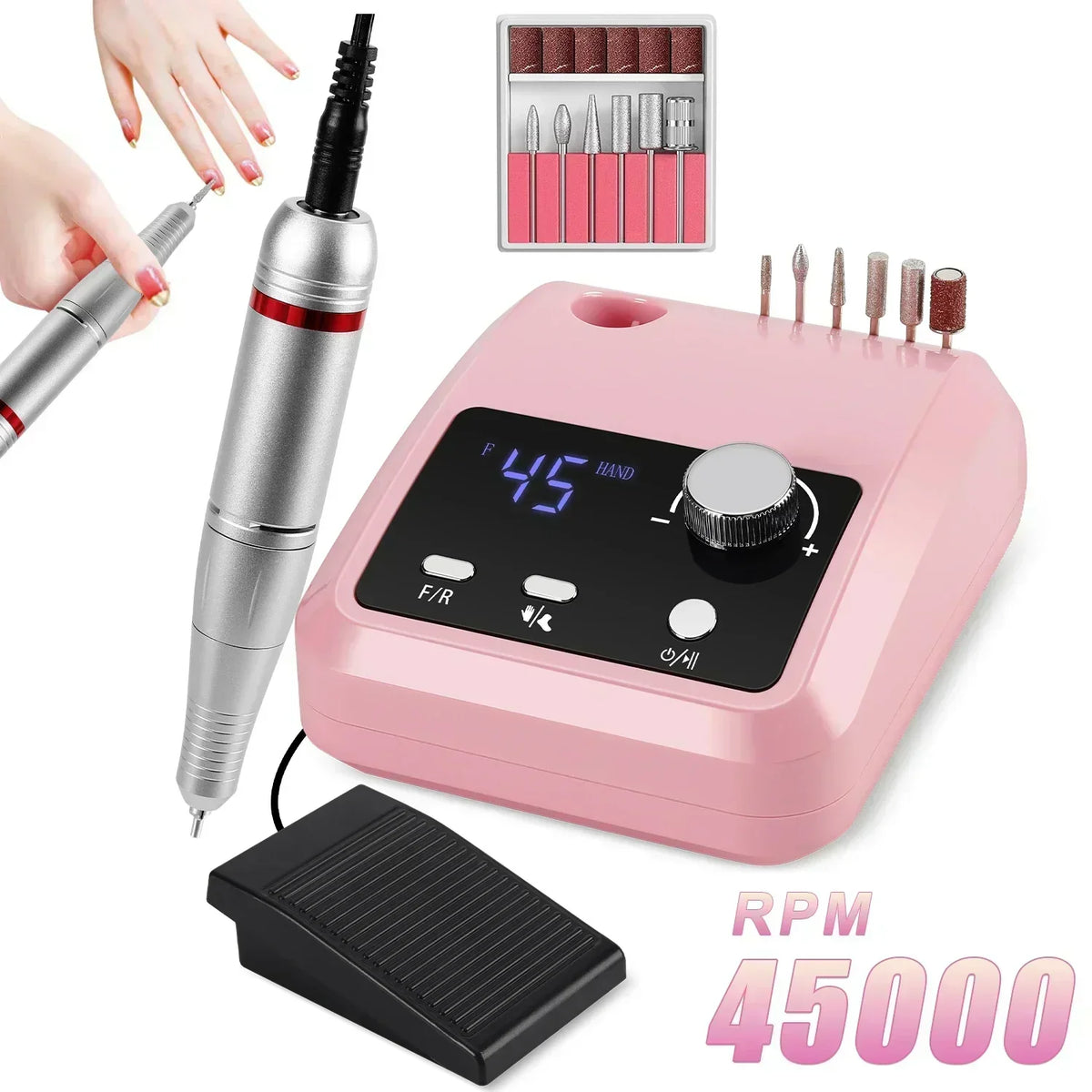 Portable Electric Nail Drill Sander