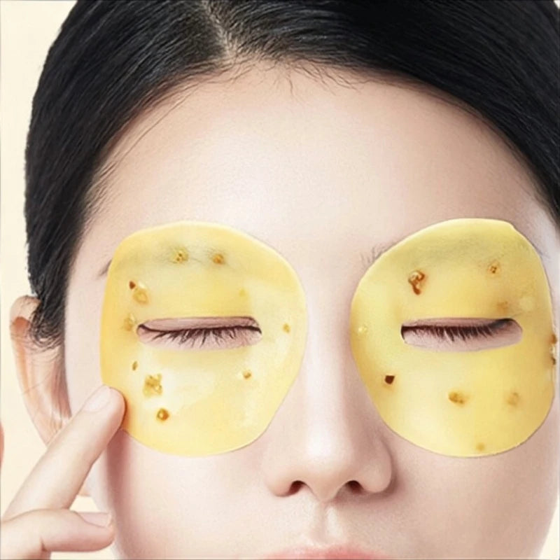 80 Pieces of Osmanthus Eye Patches, Containing Osmanthus Extract, Hydrate and Moisturize the Eyes, Nourish the Skin Around the Eyes, and Enhance the Appearance of the Skin Around the Eyes Suitable for Daily Eye Care, a Gift f