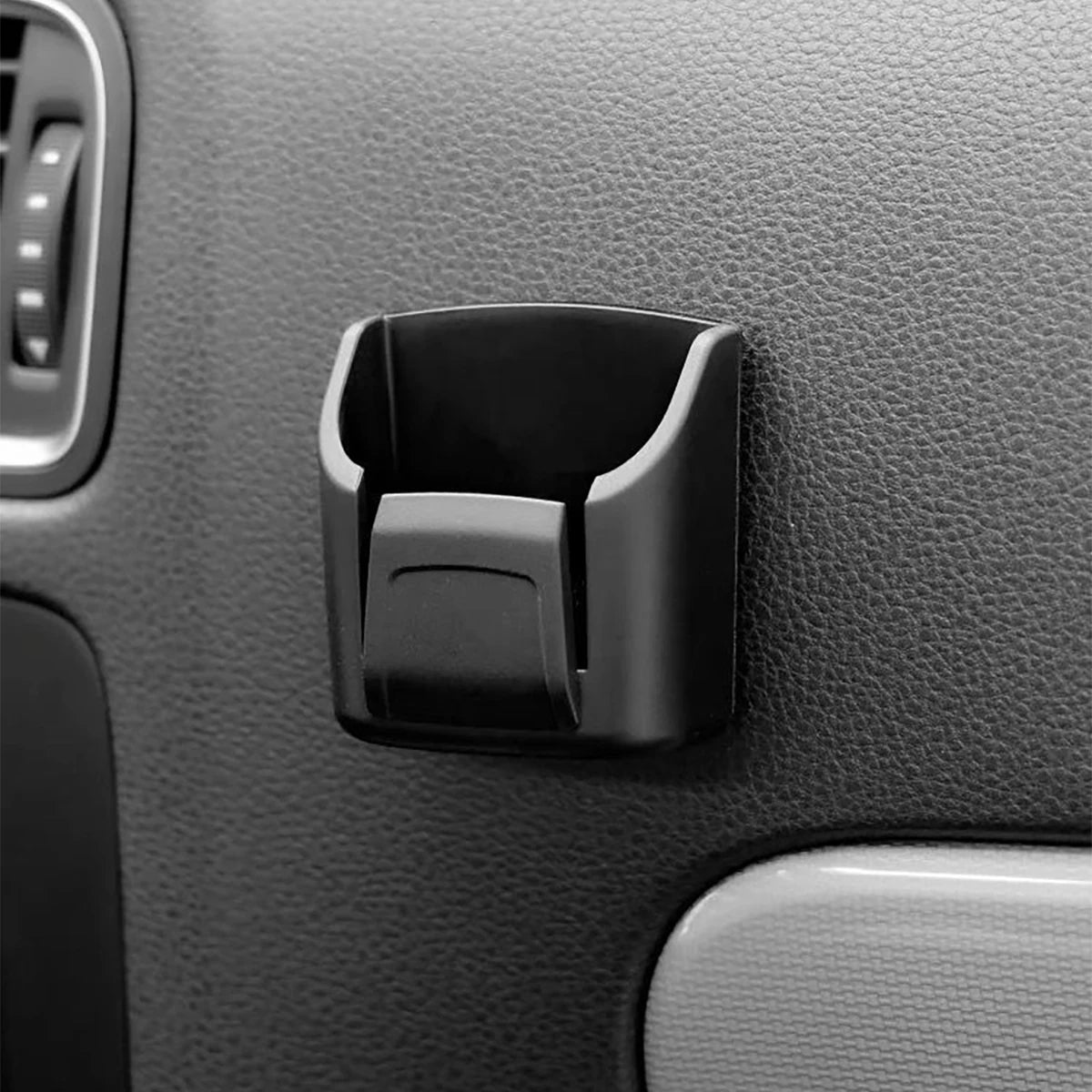 PVC Car Key Holder with Remote Control Slot - Durable Black Car Key, Card, and Accessory Storage Manager