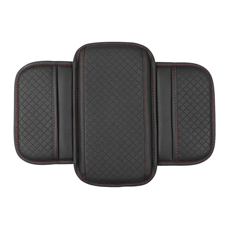 Universal Car Arm Rest Cushion PU Leather Breathable Center Console Box Cover Anti Scratch Armrest Box Protector Cover
