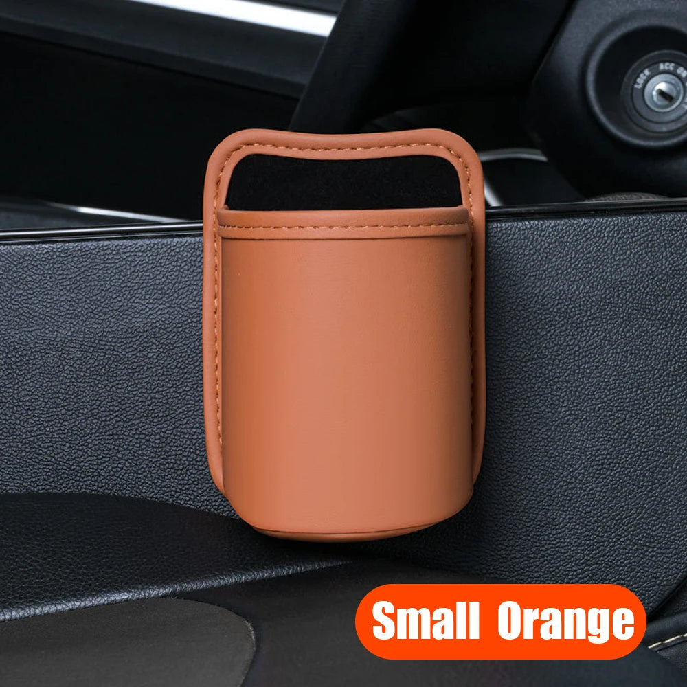 Car Door Cup Holder Box Universal Drink Rack Storage Bin Back Clip Design Car Seat Back Water Cup Box Organizer Pocket