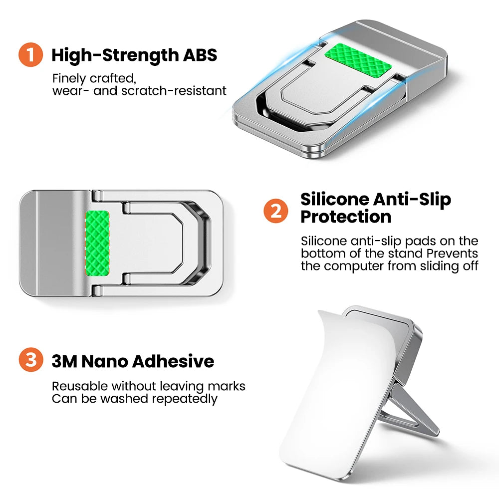Mini Adjustable Laptop Stand Ultra-thin Folding Portable Holder for MacBook Xiaomi Notebook Cooling Keyboard Support
