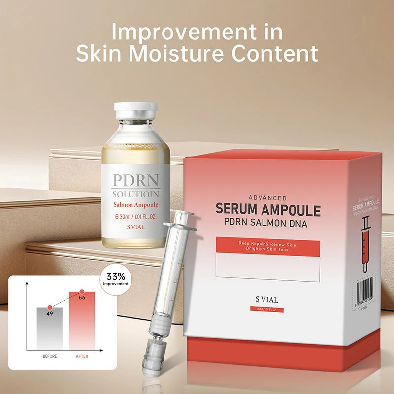 PDRN Salmon DNA Serum Ampoule Advanced Skincare Deep Repair Renew Brighten Tone Strengthen Barrier Firming Face Essence Korean