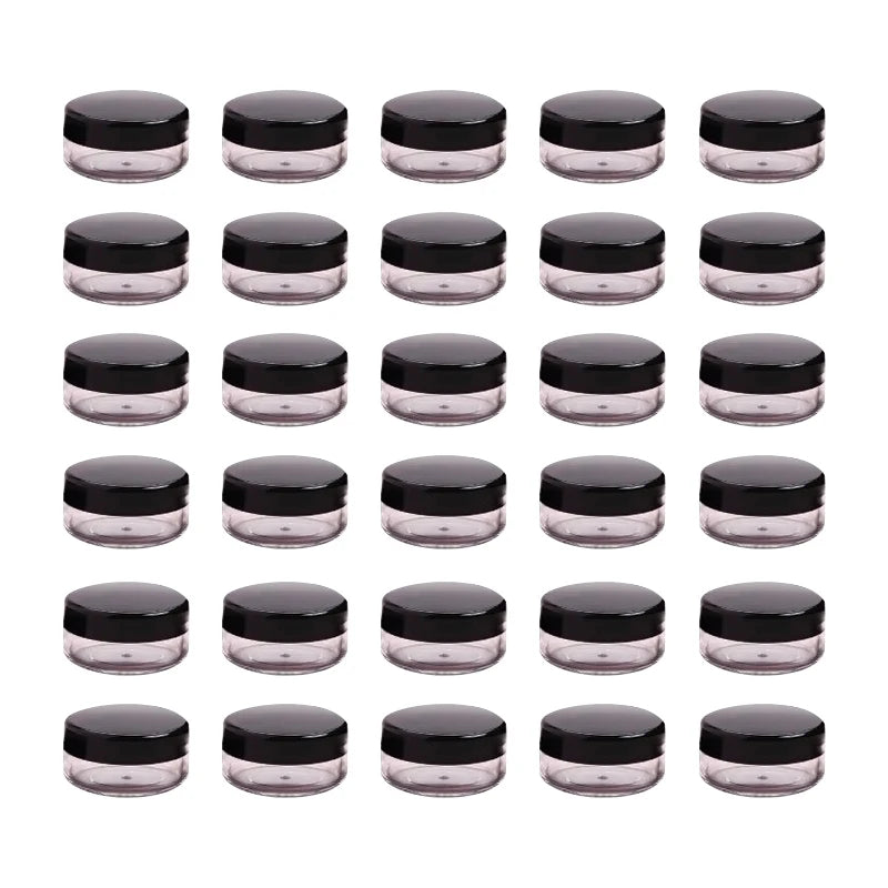 10 Gram 5/10/15/20/30/50Pcs Sample Jars Cosmetic Acrylic Pots Leak Proof Mini Storage Bottle Empty Containers Creams Make-Up