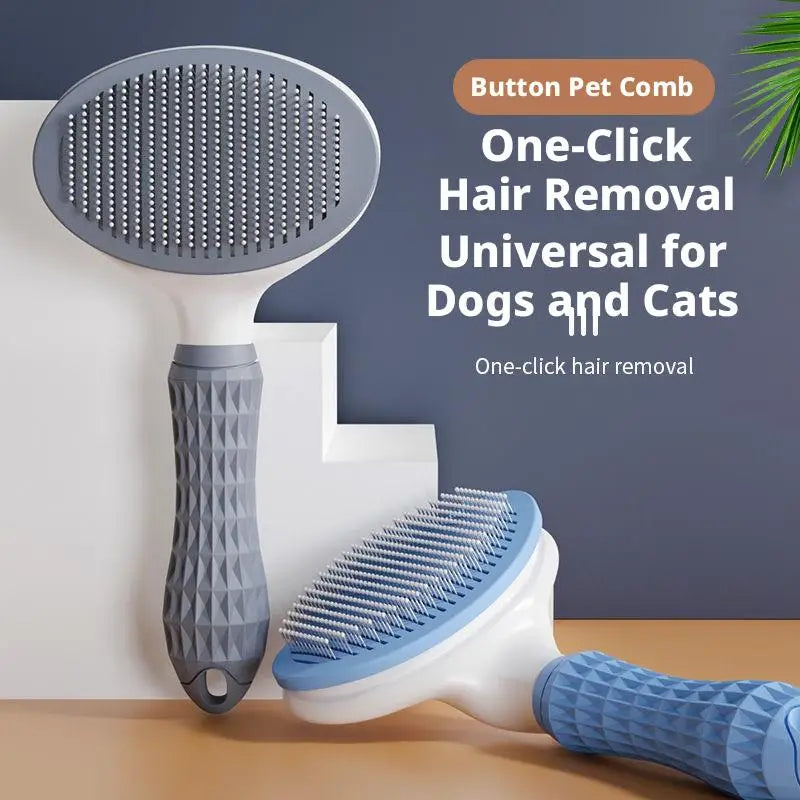 Pet Dog Brush Cat Comb Self Cleaning Pet Hair Remover Brush For Dogs Cats Grooming Tools Pets Dematting Comb Dogs Accessories