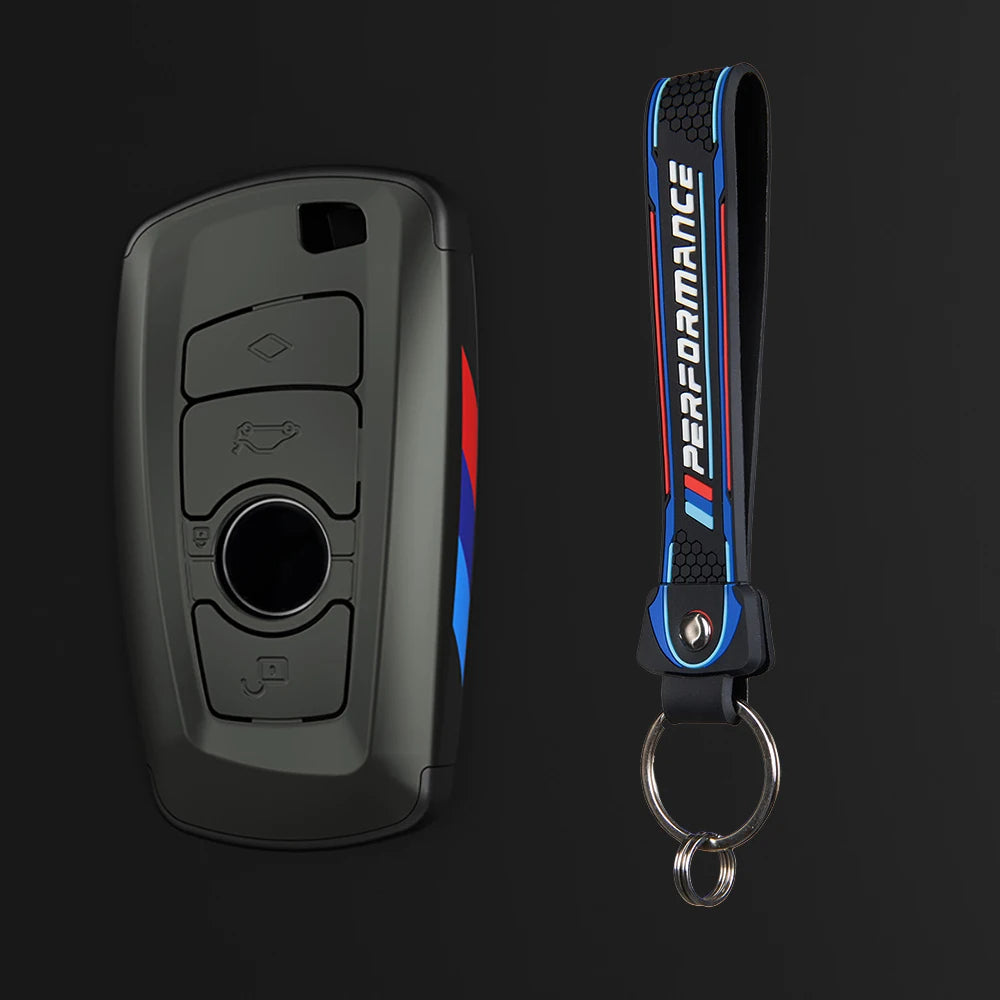 Carbon Sporty ABS Car Key Cover Case Holder Shell Bag For F30 F20 M3 M5 F10 F18 F22 F01 X3 X4 F06 F02 Keychain Accessories
