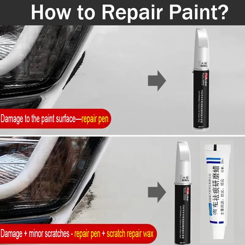 Automotive Paint Repair Pen for MG ZS Touch-Up Pen Paint Scratch Remover Car Paint Care Accessories